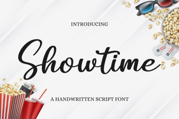 Showtime Font Poster 1