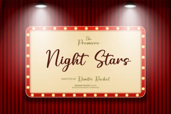 Showtime Font Poster 6