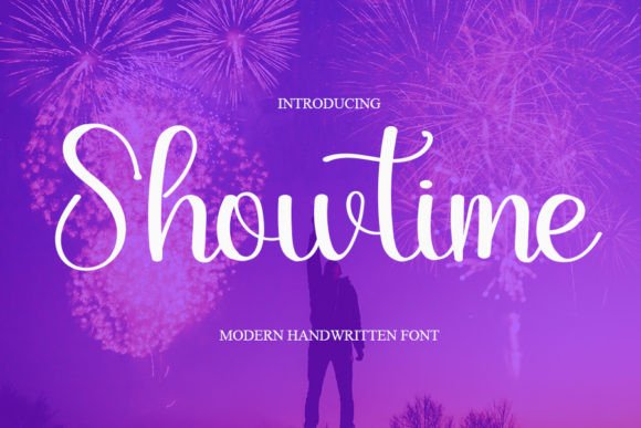 Showtime Font Poster 1