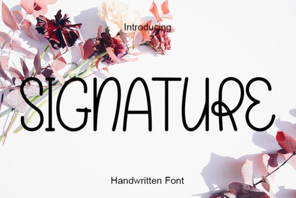 Signature Font