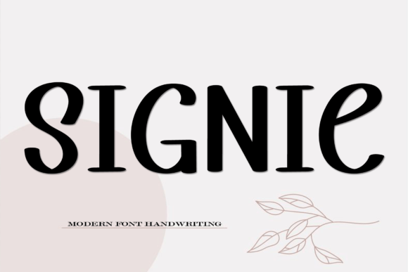 Signie Font