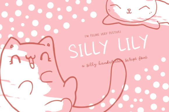 Silly Lily Font Poster 1