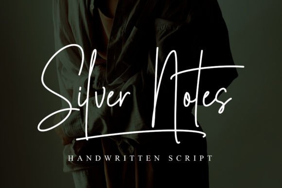 Silver Notes Font