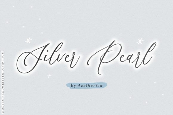 Silver Pearl Font