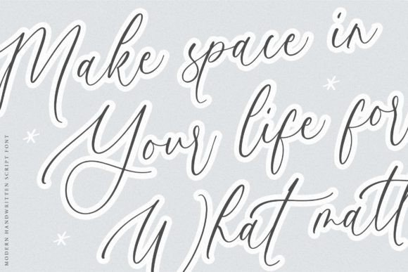 Silver Pearl Font Poster 5