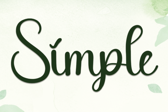 Simple Font