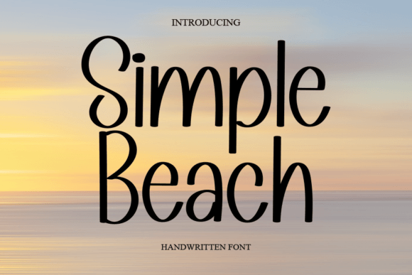 Simple Beach Font