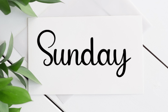Simple Black Font Poster 2