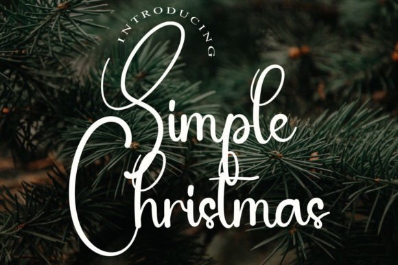 Simple Christmas Font