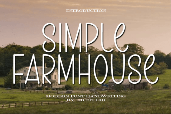 Simple Farmhouse Font