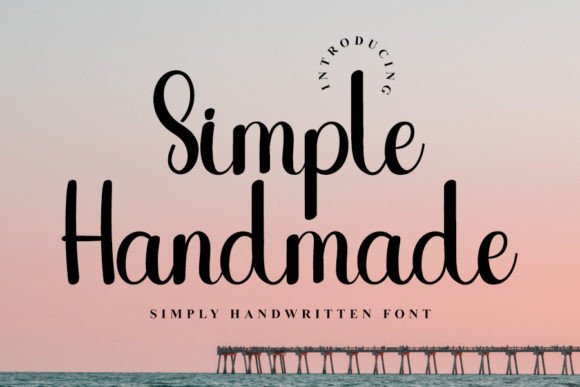 Simple Handmade Font Poster 1