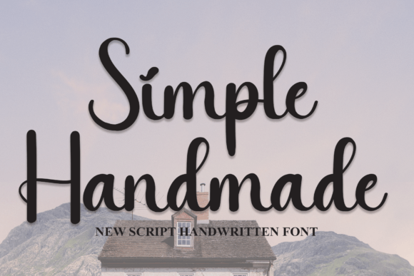 Simple Handmade Font Poster 1