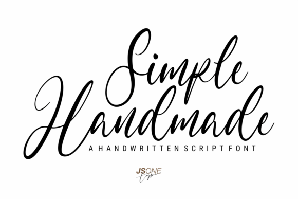 Simple Handmade Font Poster 1