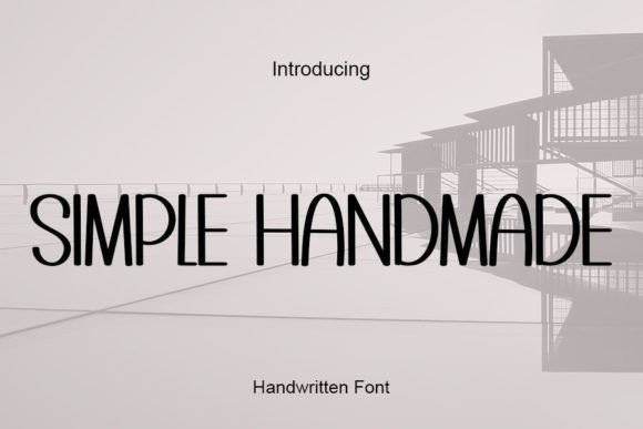 Simple Handmade Font Poster 1