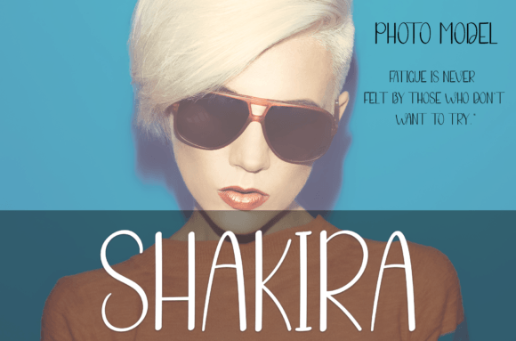 Simple Holiday Font Poster 3