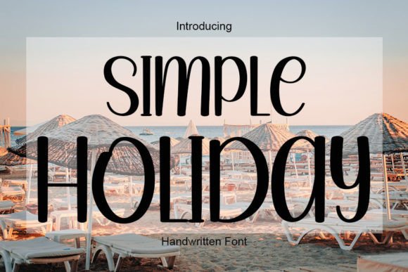 Simple Holiday Font