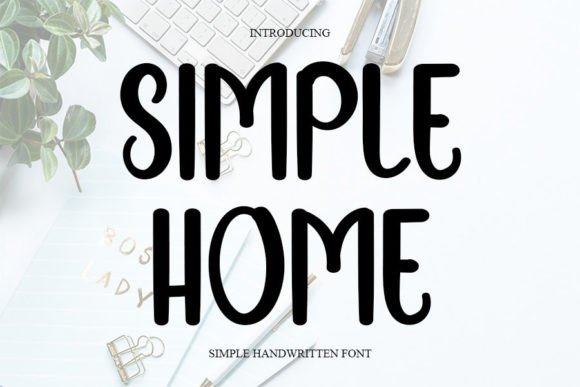 Simple Home Font