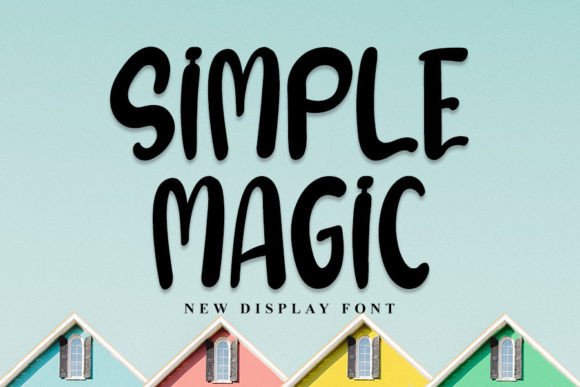 Simple Magic Font Poster 1