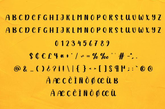 Simple Moment Font Poster 6