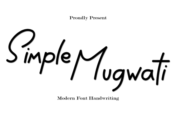Simple Mugwati Font Poster 1
