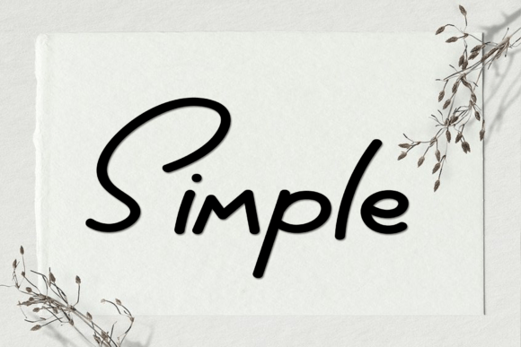 Simple Mugwati Font Poster 4