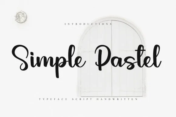 Simple Pastel Font Simple Pastel Font Poster 1