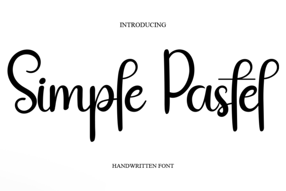 Simple Pastel Font