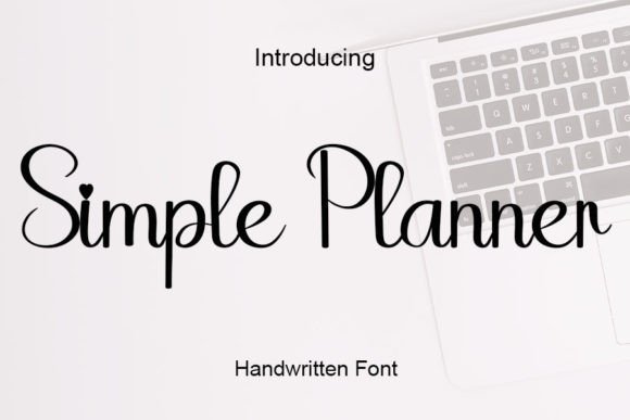Simple Planner Font