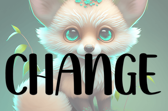 Simple Thick Font Poster 3