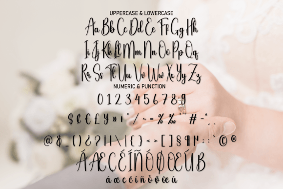Simple Wedding Font Poster 7