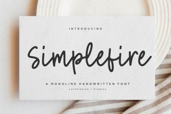 Simplefire Font Poster 1