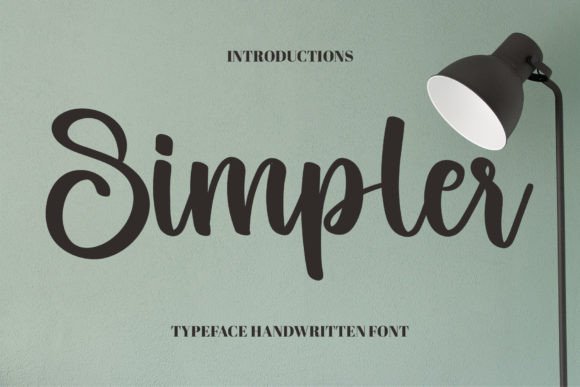 Simpler Font Poster 1