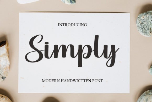 Simply Font Poster 1