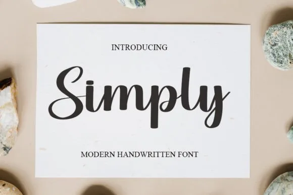 Simply Font Simply Font Poster 1