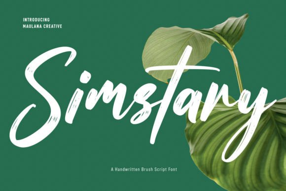 Simstary Font Poster 1