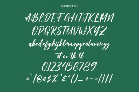 Simstary Font Poster 8