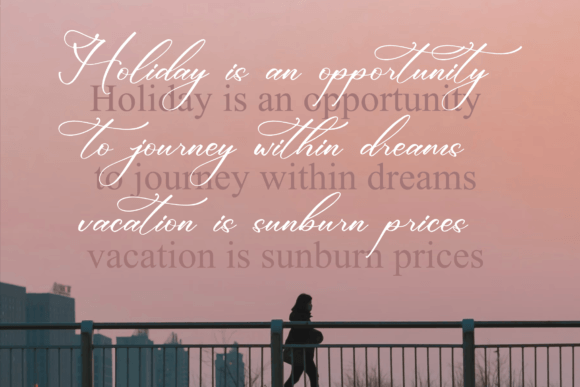 Sinetimes Mantricia Font Poster 3