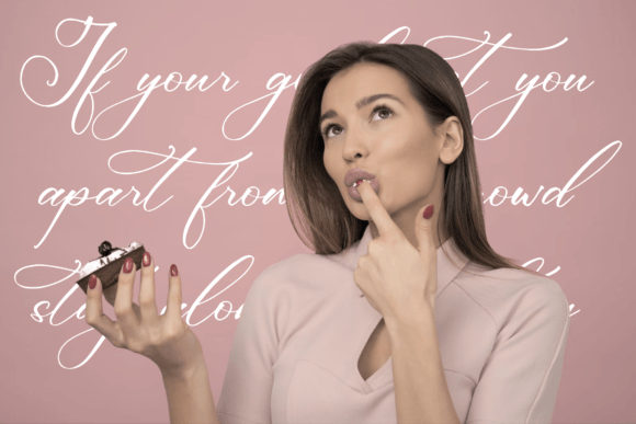 Sinetimes Mantricia Font Poster 6