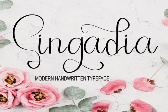 Singadia Font Poster 1