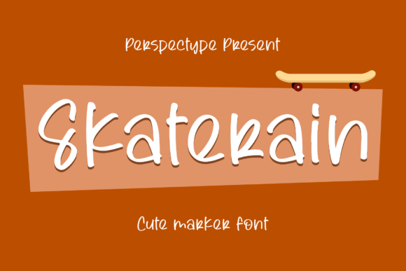 Skaterain Font Poster 1