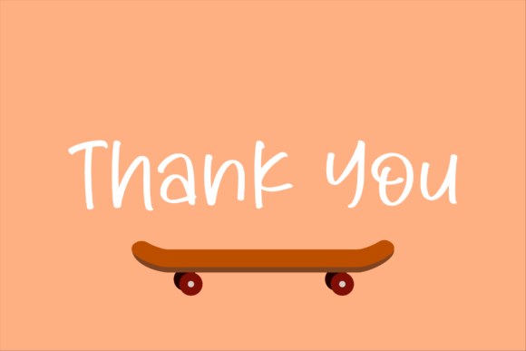 Skaterain Font Poster 15