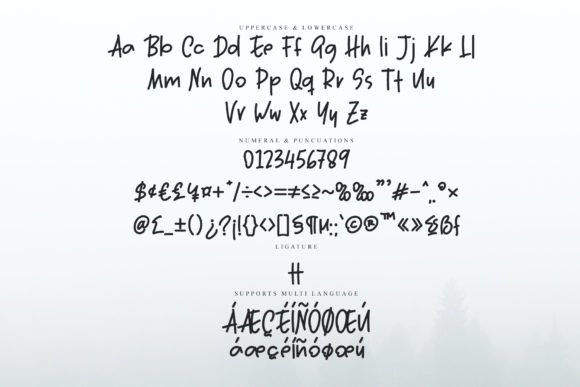 Skeleton Font Poster 6