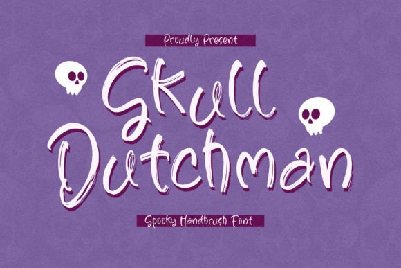 Skull Dutchman Font Poster 1