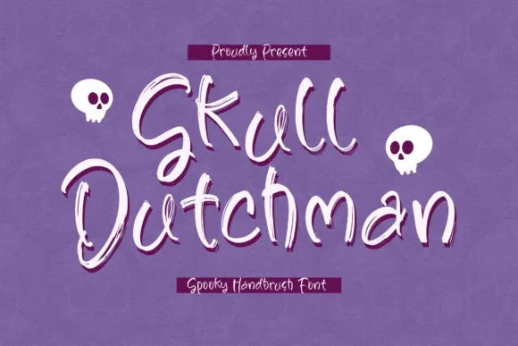 Skull Dutchman Font Skull Dutchman Font Poster 1