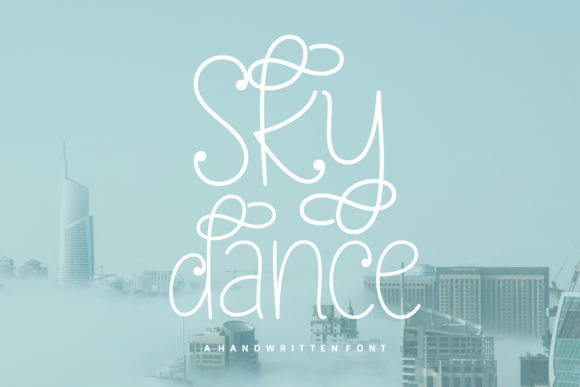Sky Dance Font Poster 1