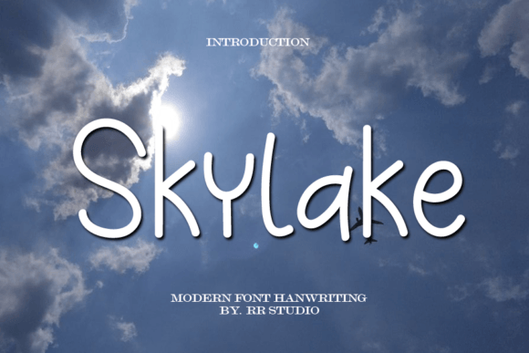 Skylake Font Poster 1