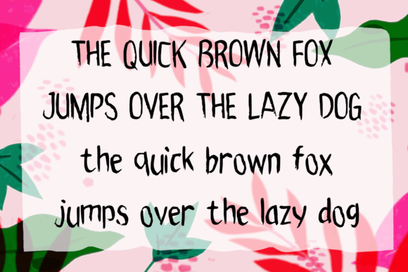 Slim Brushy Font Poster 4
