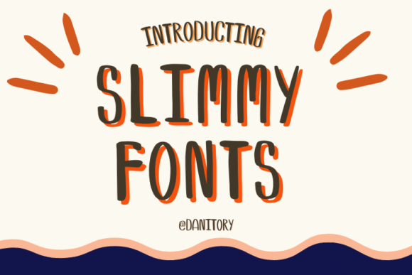 Slimmy Font Poster 1