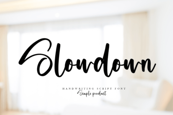 Slowdown Font