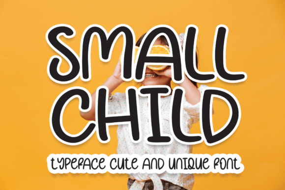 Small Child Font Poster 1